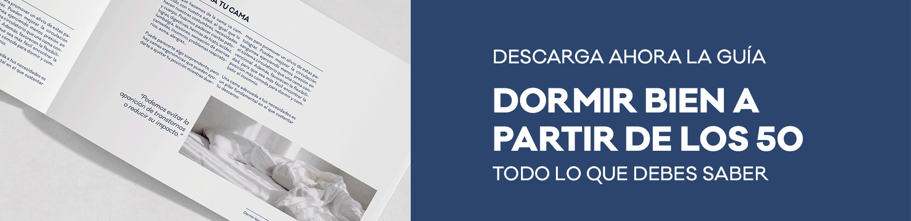 Dormir bien a partir de los 50